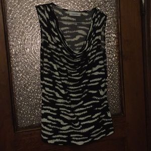Calvin Klein sleeveless cowl neck
